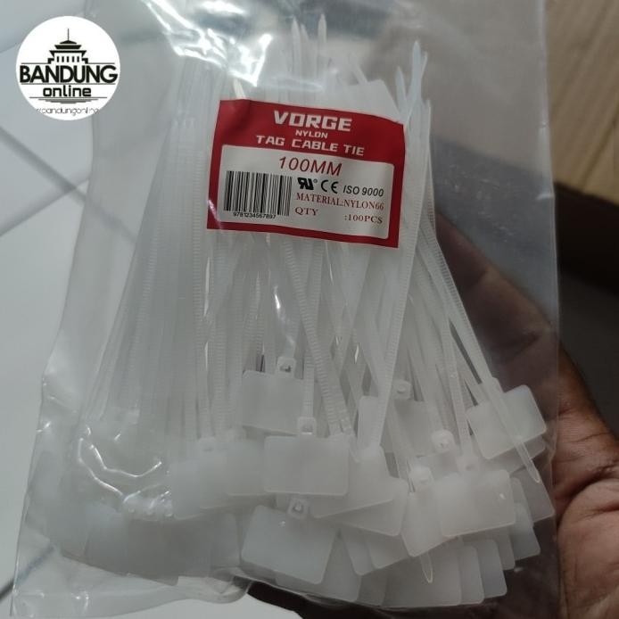 

new !!! Kabel Ties Label 10 cm Nylon Cable Tie Ripet Rivet 3x100 mm murah