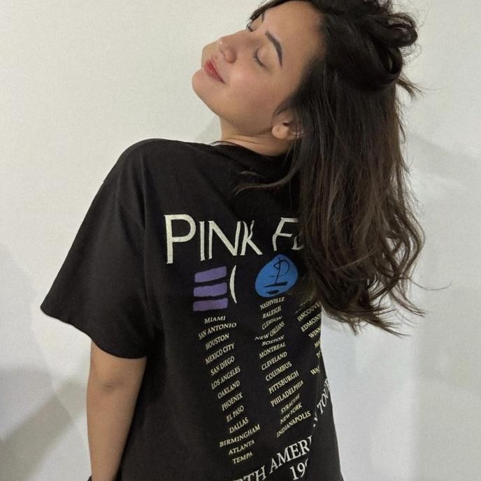 new  PINK FLOYD - NORTH AMERICAN TOUR 1994 T-SHIRT BLACK murah