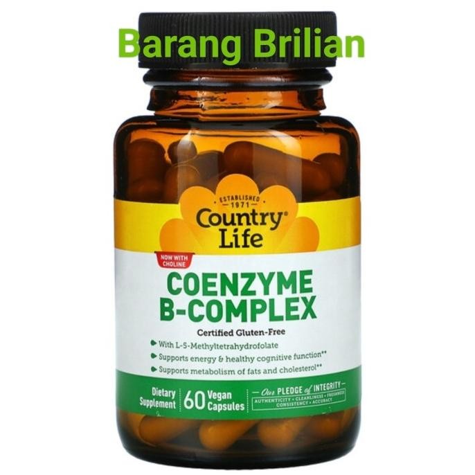

TERLARIS - Country Life Coenzyme B Complex 60 120 VegCaps ORI USA