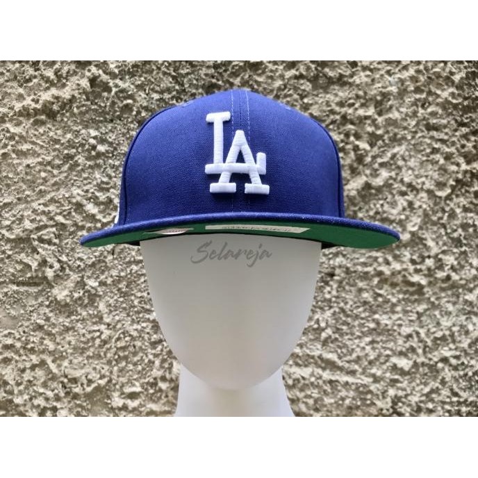 Topi New Era 59Fifty Fitted Eric Emanuel LA Dodgers Blue Cap 100% Ori