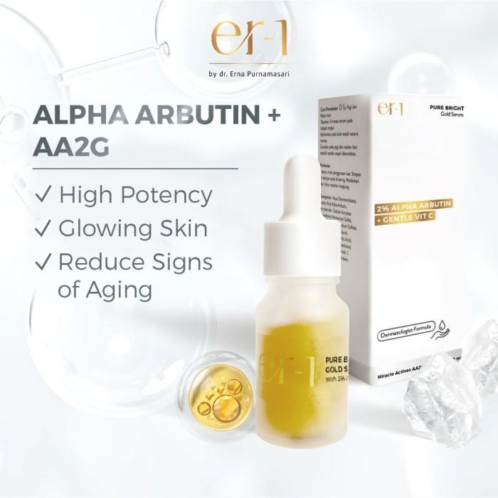 Er-1 By Dr. Erna Anti Aging Gold Serum High Anti Oxidant Alpha Arbutin