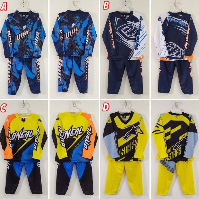 SETELAN MOTOR CROSS BALITA / BAJU MOTOR CROSS BALITA