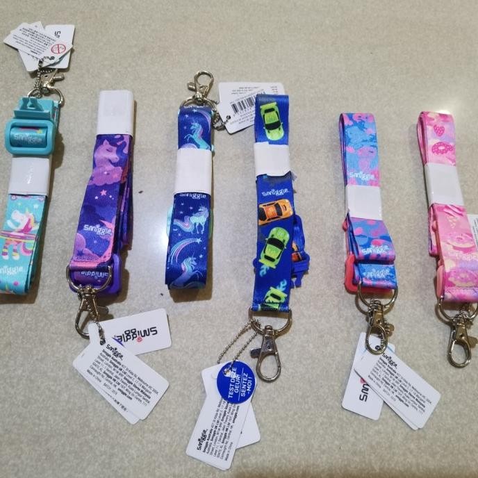 

new !!! Smiggle Tali Lanyard / Tali Name Tag Smiggle Original Motif Boy & Girl murah