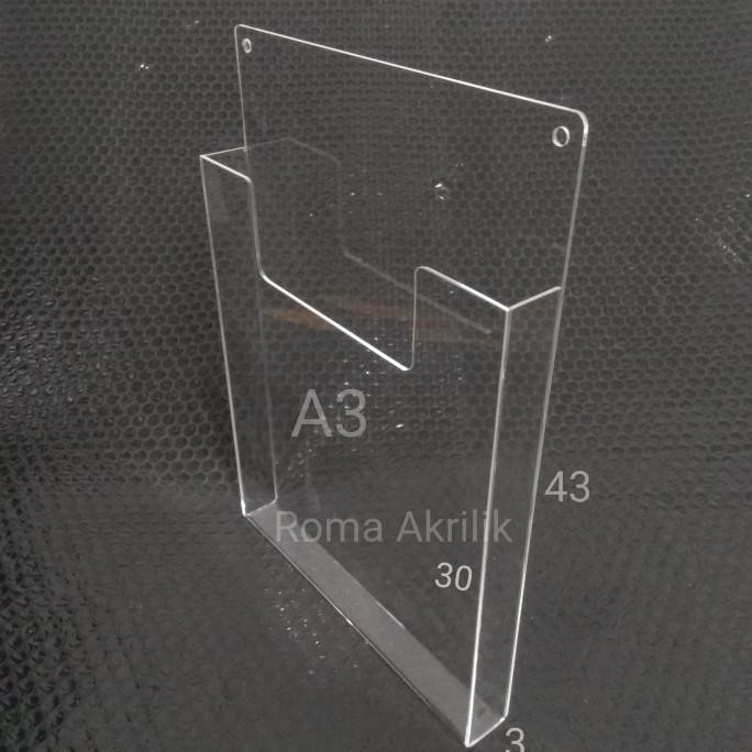 

new !!! Akrilik A3/tempat brosur gantung murah