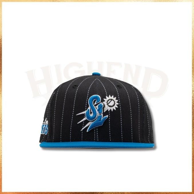 Ready Stock Topi New Era x Politics Texas St. Lucie Mets 59FIFTY Baseball Fitted Hat 100% Original