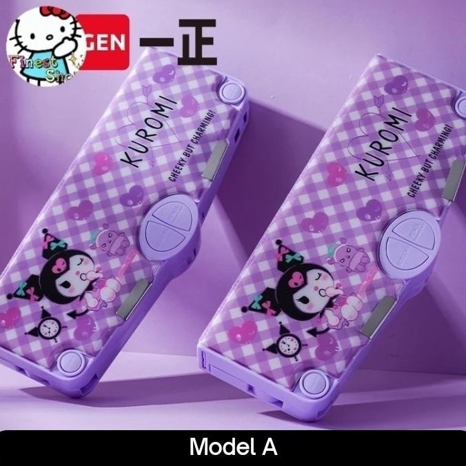 

NEW Tempat Pensil Sanrio Magnetic Pencil Case Kuromi Kotak Pulpen Mekanik
