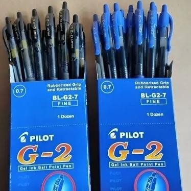 

BEBAS ONGKIR - bolpoin/pulpen/pen pilot G-2 model cetrek 0.7 mm ( 1 pack isi 12pcs)