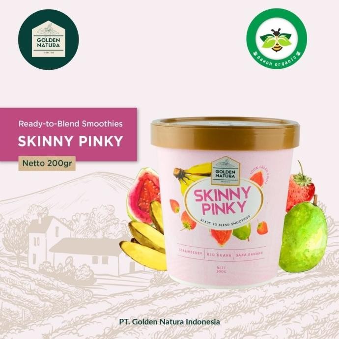 

Diskon! Premium Ready to Blend Skinny Pinky Smoothies Golden Natura Buah Beku