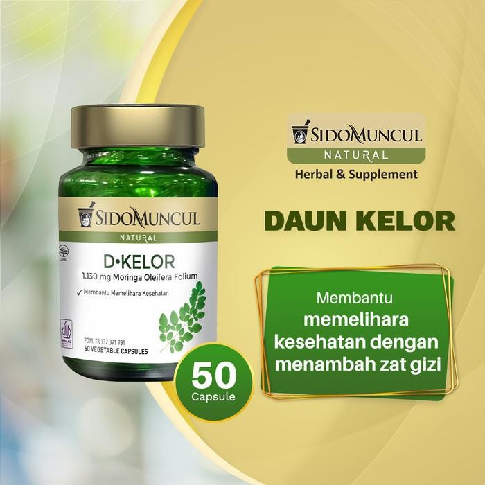 Sido Muncul Natural Sari Daun Kelor 50 Kapsul