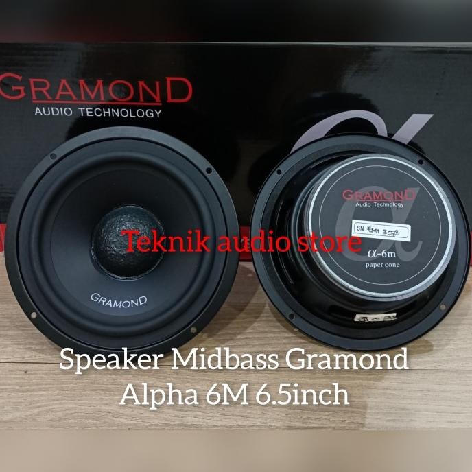Speaker Midbass Gramond 6.5Inch Alpha 6M