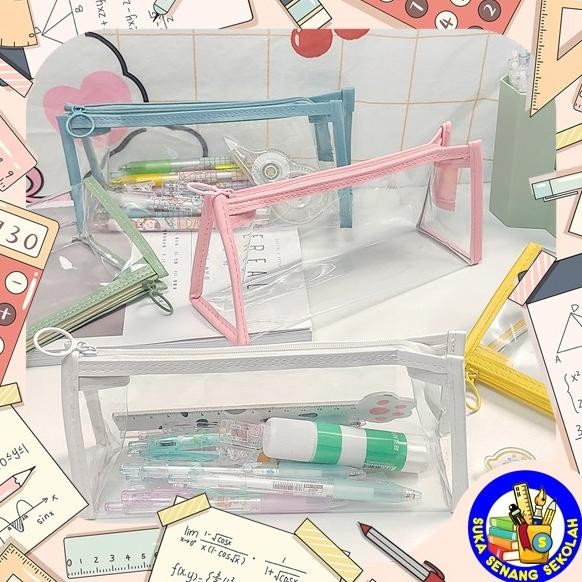 

Pencil Case / Kotak Pensil Transparan Polos SK0058