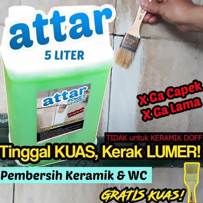 Formula Baru Attar Power - Pembersih Keramik Wc & Toilet - 5 Liter