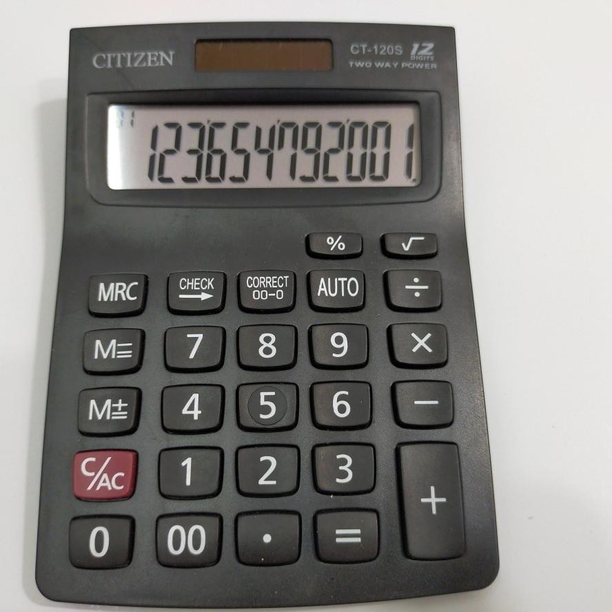 

Fsd-34 . Ct-120S Kalkulator Check Correct Calculator Desktop Ct120S Berkualitas