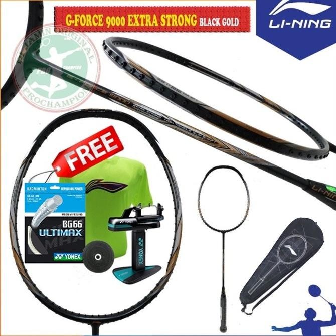 Grosir Lining G Force 9000 Extra Strong Raket Badminton Original