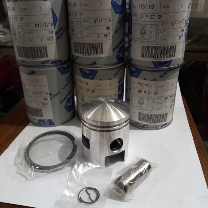 Buruan serbu] seher piston vespa pts 100 oz 4m-10m merk vemsa