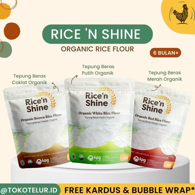 

Terlaris Rice N Shine - Tepung Beras Organik | Cocok Untuk Mpasi - Gluten Free