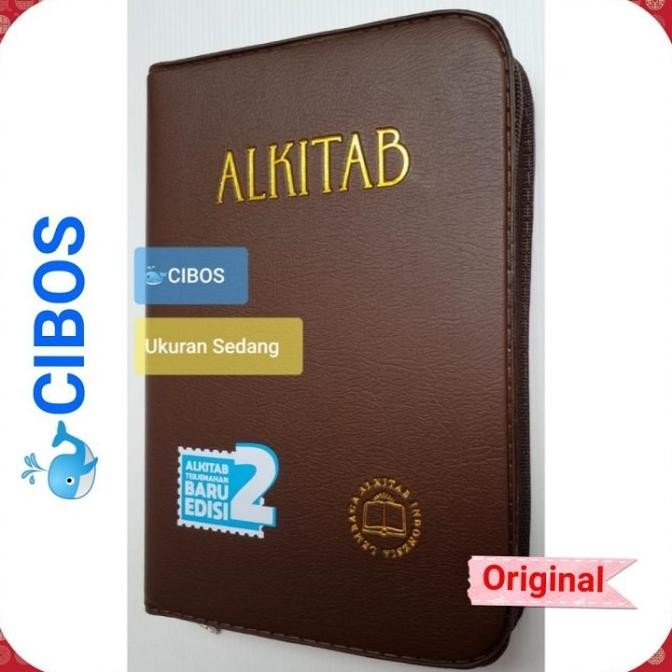 Hits Alkitab Kristen Ukuran Sedang Terjemahan Baru Edisi 2 Sampul Resleting