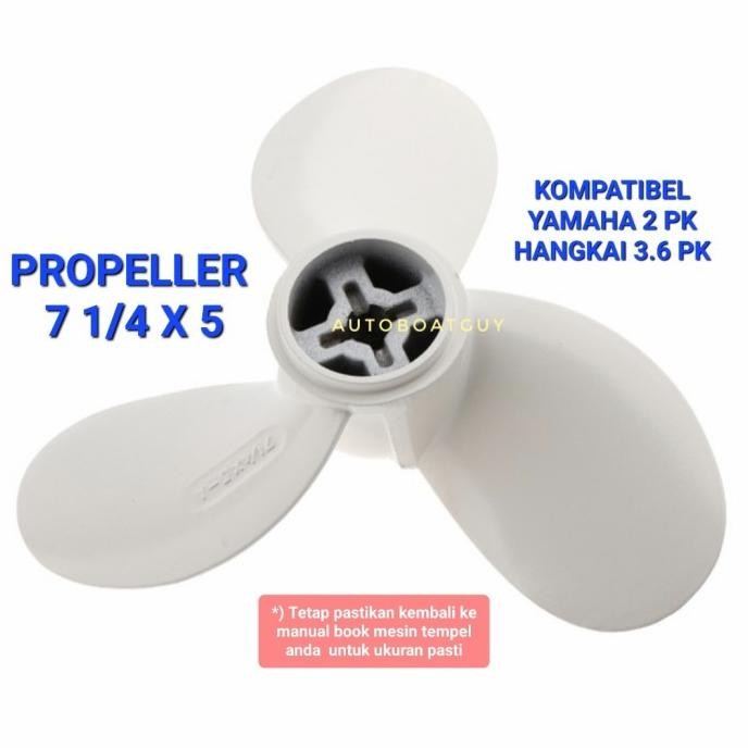 @#@#@#] Propeller Baling Kipas Mesin Tempel Yamaha 2 - 2.5 PK Hangkai 3.6 HP