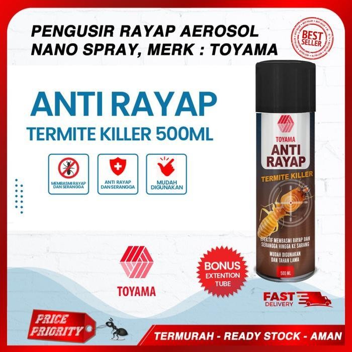 Pembasmi Rayap Aerosol Obat Anti Rayap Tembok Spray Racun Rayap 500Ml
