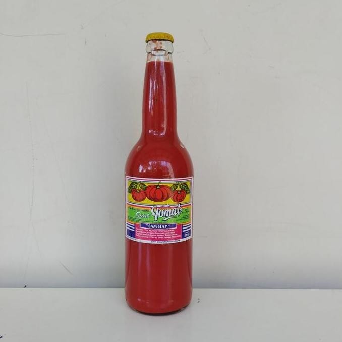 

Saos Tomat Cap Tiga Tomat / Sam Hap Kemasan Botol Kaca 600 ml