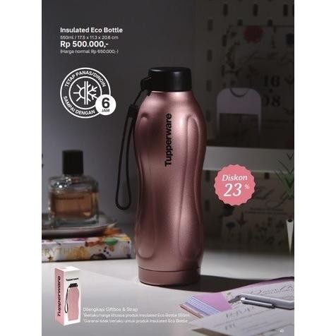 Tupperware insulated eco bottle / termos botol minum