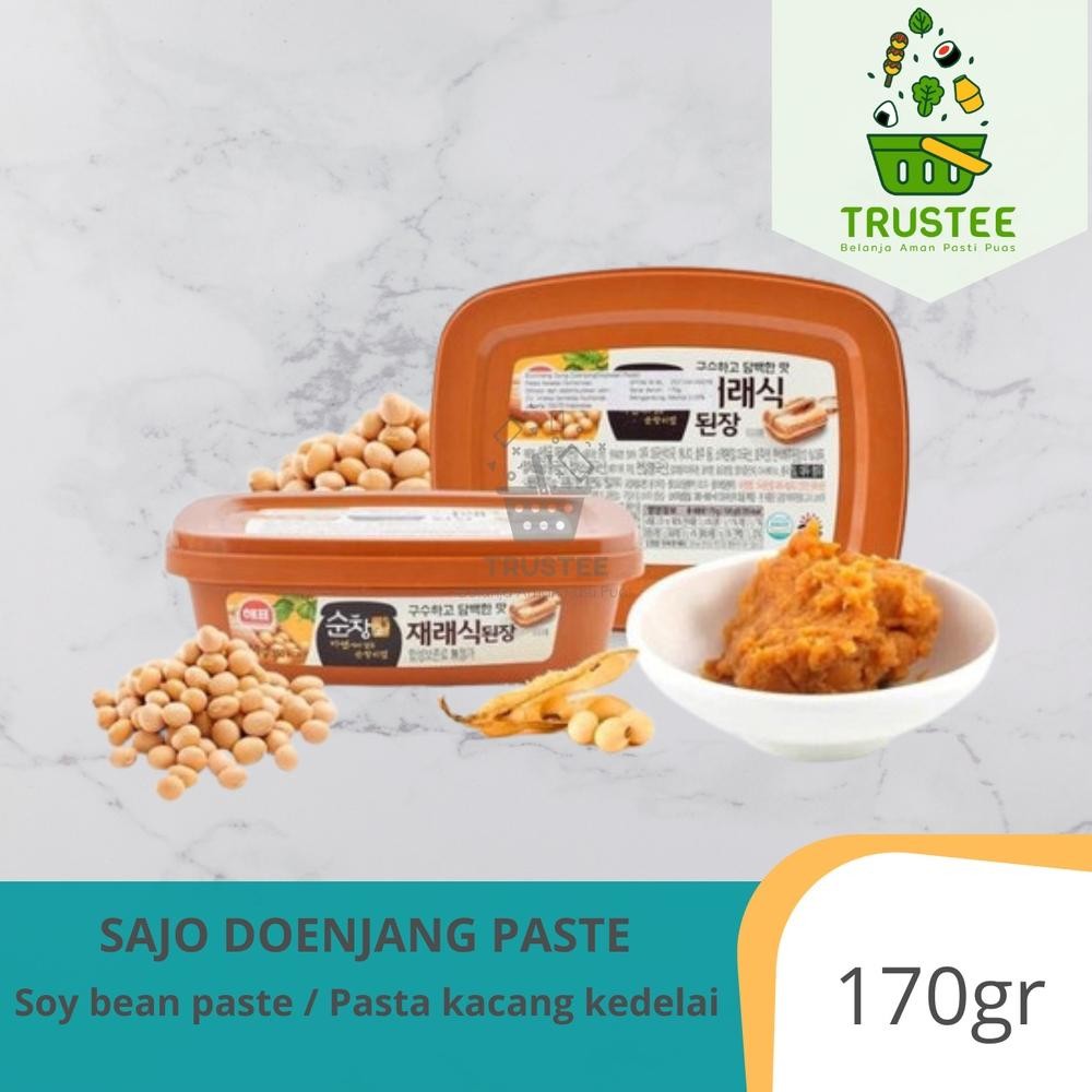 

TC21 Terlaris! Sajo DOENJANG Korean Soy Bean Paste / Pasta Kacang Kedelai / Tauco Korea 170gr DJ Murah Premium