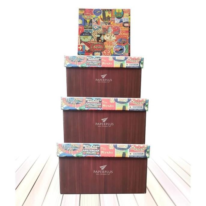 

Diskon! Kotak Kado / Kotak Hadiah / Gift Box Jumbo Type A Vintage Hotel