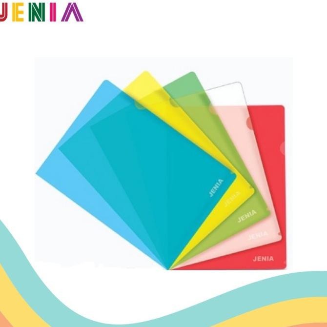 

fg-80 JPF-1015 Jenia Map L F4 Folio (PAK) / Clear Sleeve Bening Putih Transparan Terlaris Murah