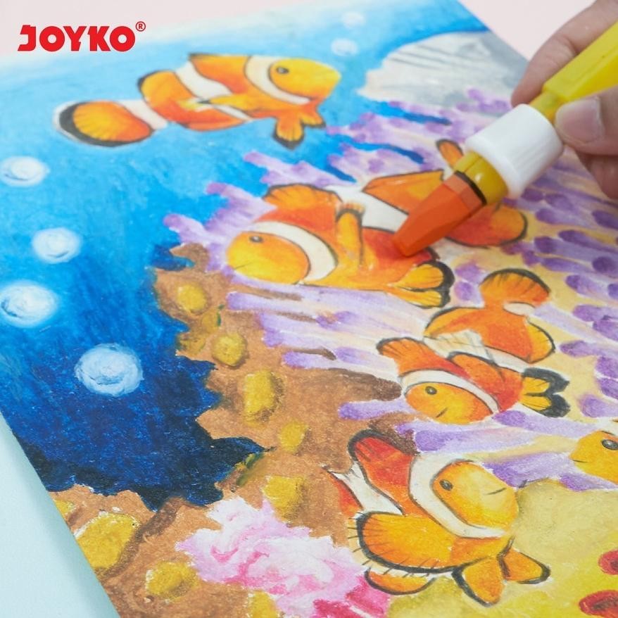 

Best Seller NLD-1419 Joyko Titi Oil Pastel Crayon OP-12S PP / Krayon Minyak 12 Warna Murah Berkualitas Sale Premium