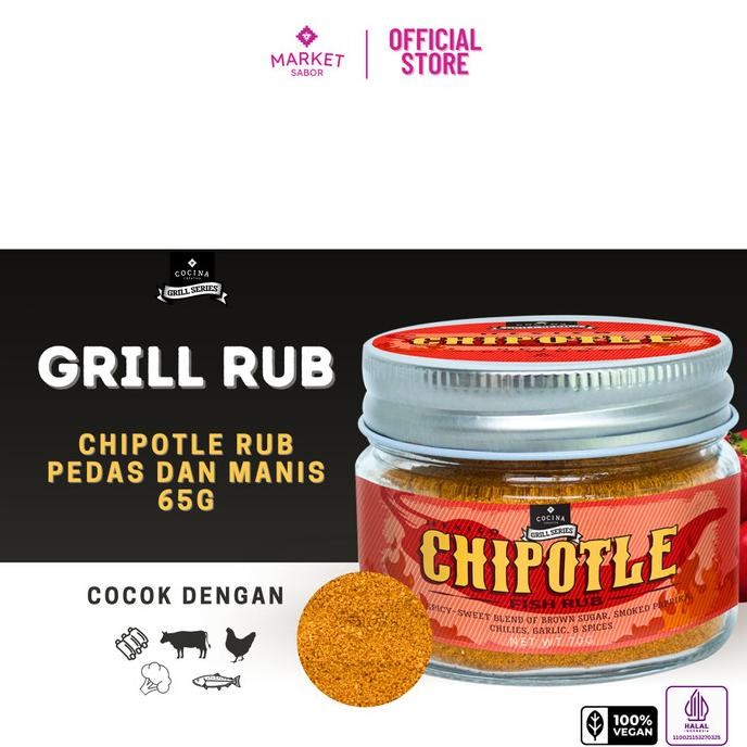 

Cocina Creativa Chipotle Fish Rub - Grill Series - Bumbu Masak