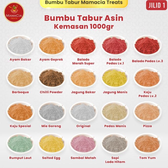 

Terbaru (1 KG) Bumbu Tabur Bubuk Premium Keripik Kentang Lidi Ayam Jilid 1