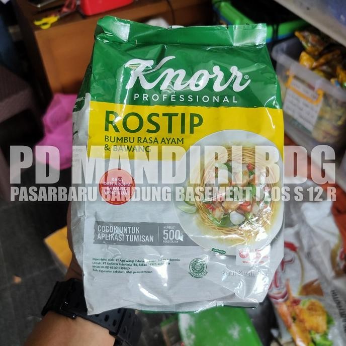 

Terbaru KNORR ROSTIP 1Kg / Bumbu Pelezat Rasa Ayam / Knorr Chicken / Halal