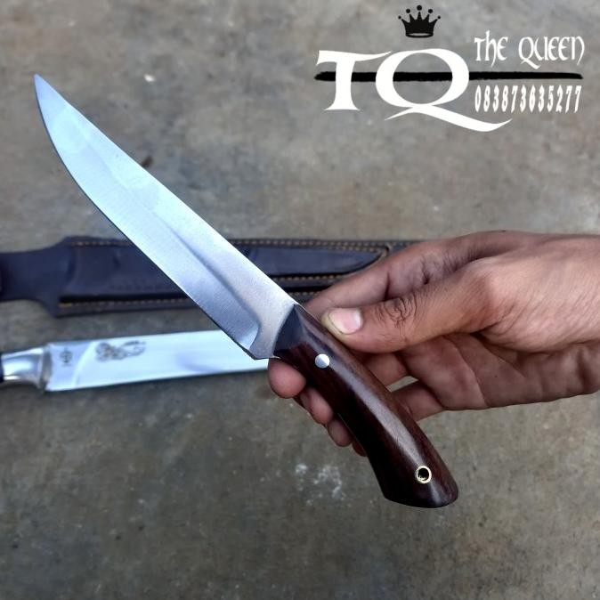 Golok Sembelihan Bahan Hss Satu Set Skinner New Stok