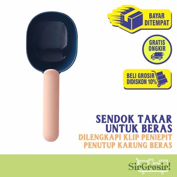 

Terlaris Rice Measuring Spoon - Sendok Takar Beras Klip Penjepit Tepung Gula