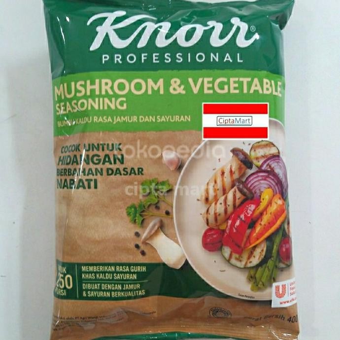 

Terbaru Knorr Professional Mushroom & Vegetable Seasoning / Kaldu Jamur 400 gr
