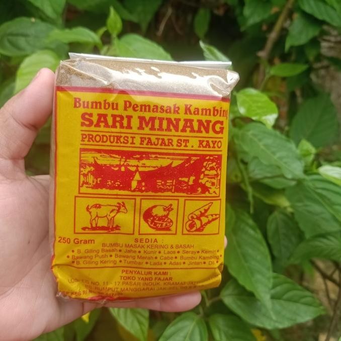 

bumbu masak Padang asli serbaguna 250gram