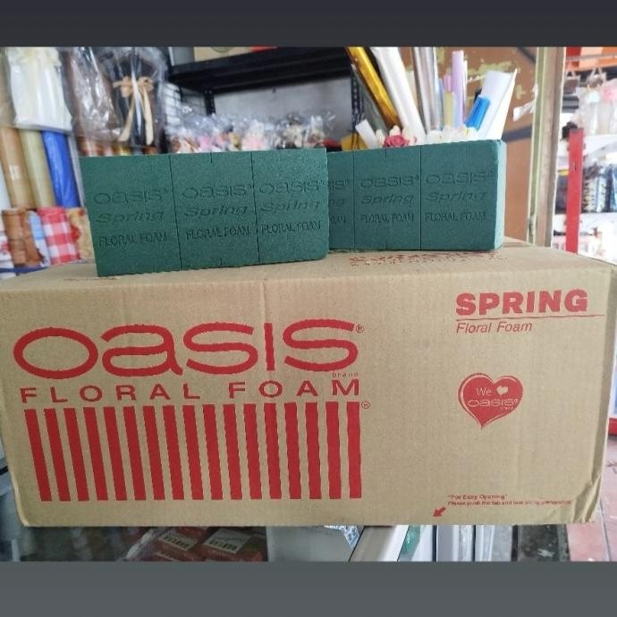 

Floral Foam Busa Bunga OASIS INDOCELL (23x10,5x7,5 cm)