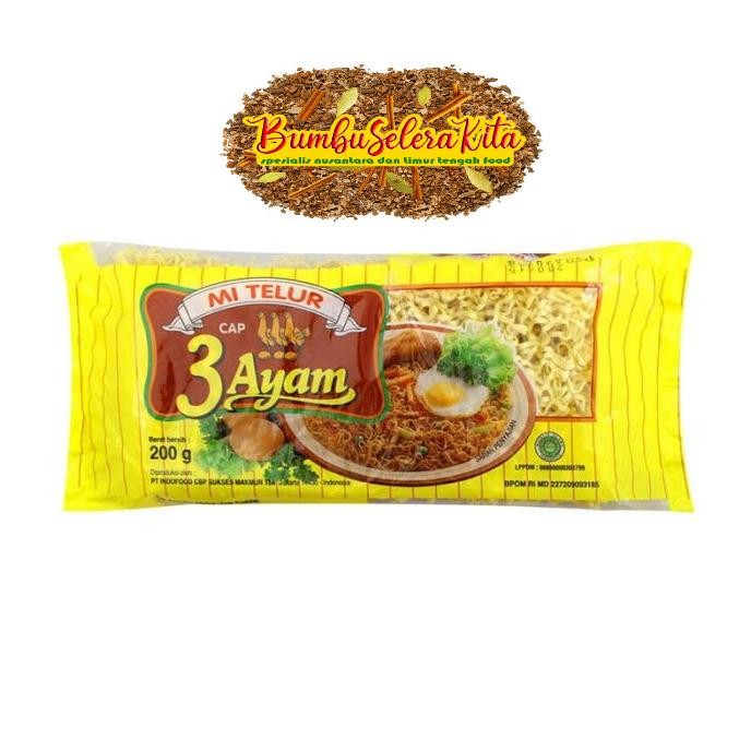 

Terlaris Mie Telor Cap 3 Ayam 200 Gr