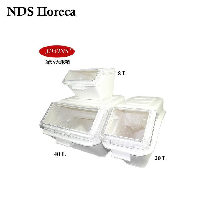 

Terlaris Jiwins Shelf Ingredient Bins 20 L / Tempat Tepung / Beras