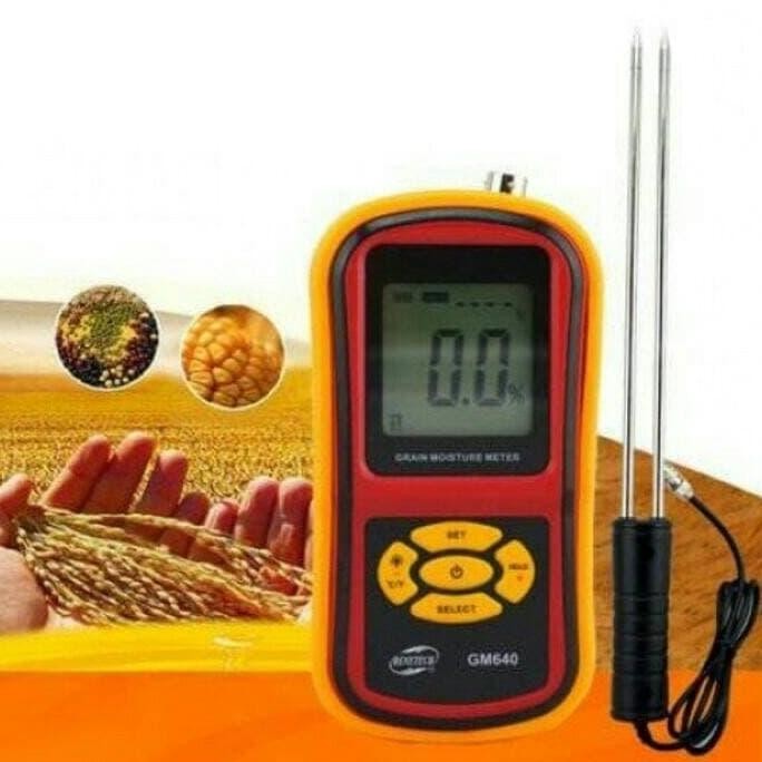 

Terlaris Grain Moisture Meter Ukur Kadar Air Beras Jagung Gandum Kacang Tepung