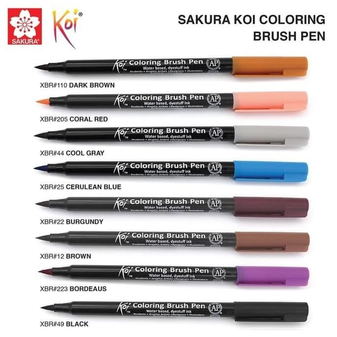 

dg-4 Terbaru Sakura Koi Colouring Brush Pen Part 2 - 16 Warna Sale Terlaris
