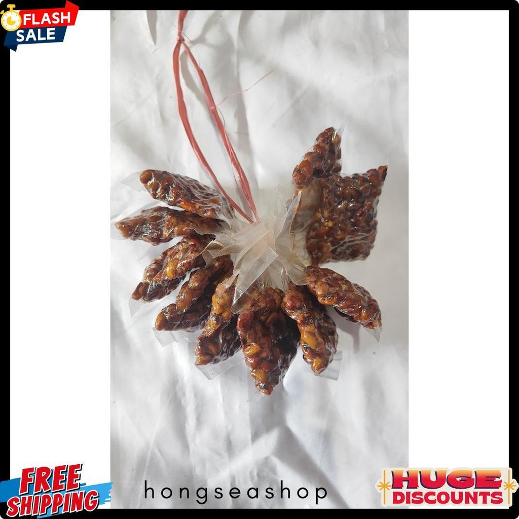 

[1 Renceng] Pinguin Kacang Beras Otok Sambel Super Pedas - Isi 10Pcs / Kacang Otok Sambal Pedes Bumbu Basah / Kacang Beras Merah Pedas Manis Diskon