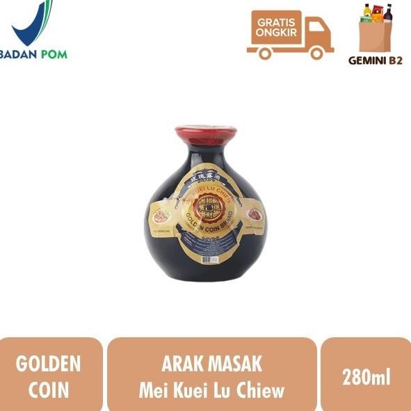 

Terbaru Golden Coin Mei Kuei Lu Chiew 280ml (Arak Masak)