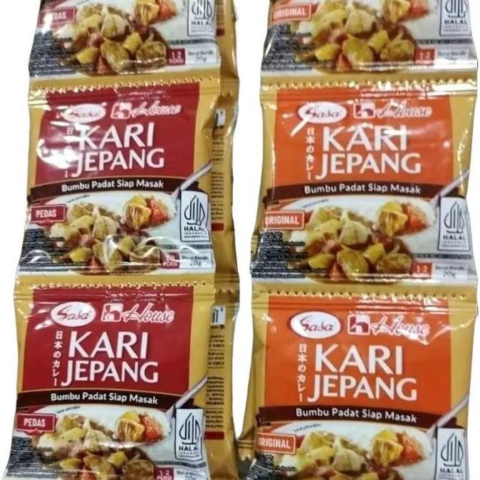 

(Renceng) Sasa Kari Jepang 20g Bumbu Padat Siap Masak