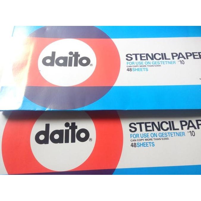 

BEBAS ONGKIR - Kertas stencil daito/ stencil paper daito