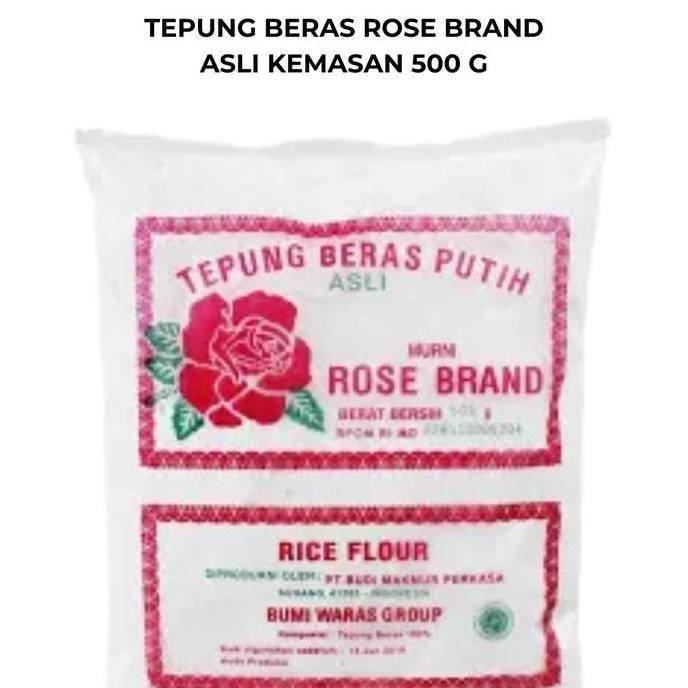 

Terlaris Tepung Beras Rose Brand 500 Gr Asli
