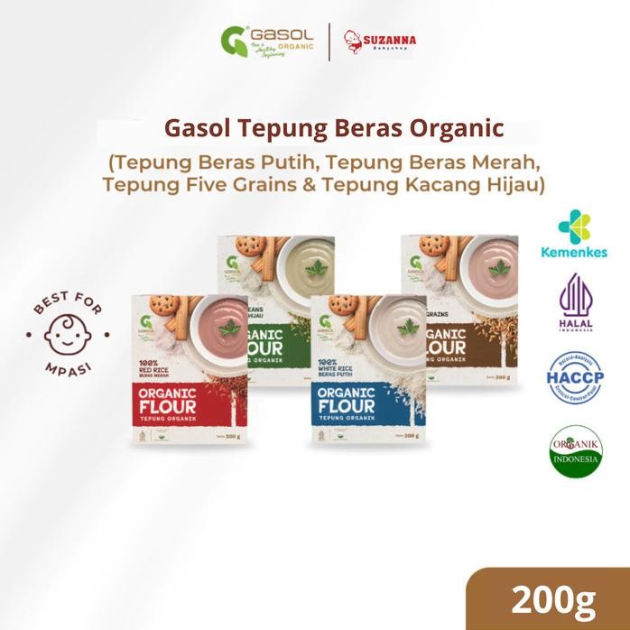 

Terlaris Gasol Tepung Beras Organic 200G - Bubur Bayi