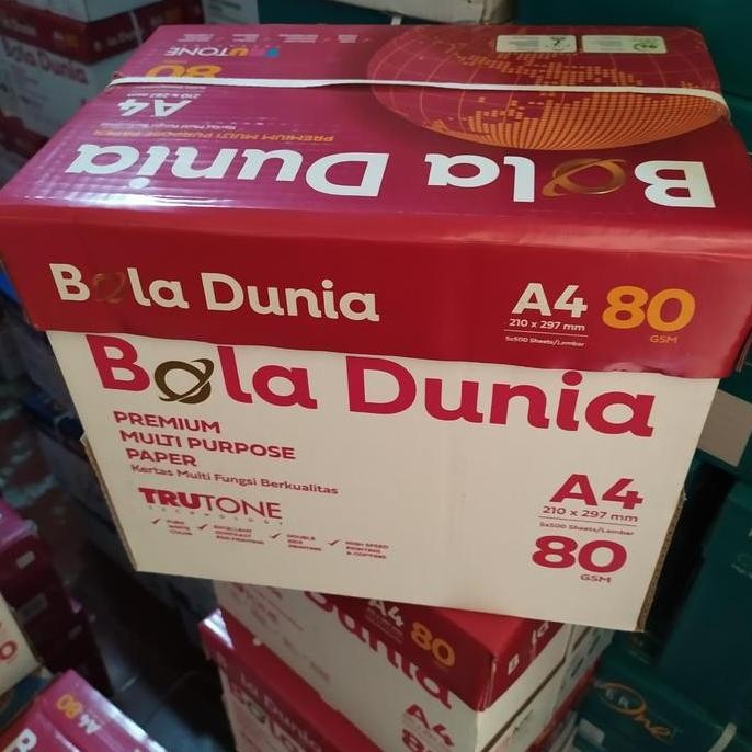 

kertas A4.80 Bola Dunia