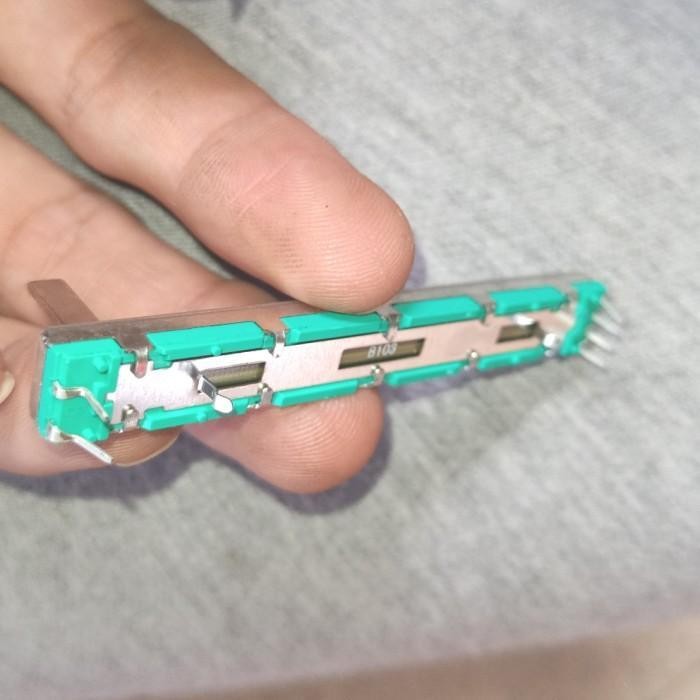 B10K potensio geser mono B103 10K Slide 103 75mm High Quality