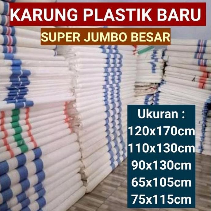 

Terlaris Karung Plastik Super Besar Jumbo | Bago Sak Untuk Beras Tepung Wadah Paket Online